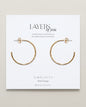 Simplicity Midi Hoop Earrings