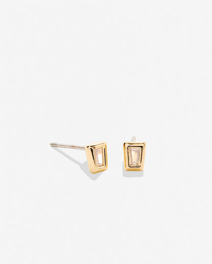 Beautifully Broken Baguette Stud Earrings
