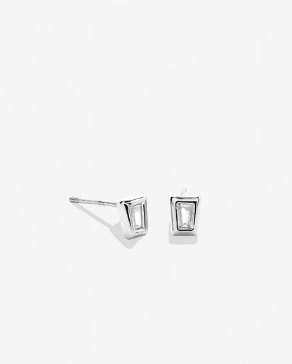 Mom Baguette Stud Earrings