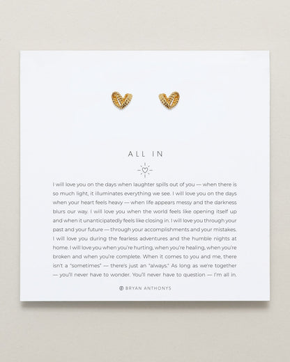 All In Stud Earrings