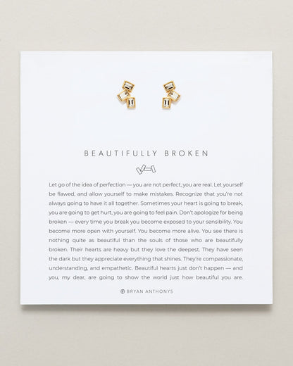 Beautifully Broken Stud Earrings