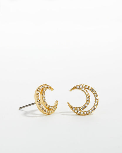 To the Moon and Back Stud Earrings