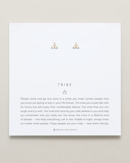 Tribe Dainty Friendship Stud Earrings