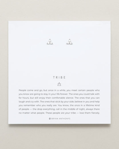 Tribe Dainty Friendship Stud Earrings