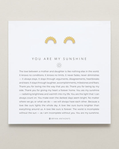 You Are My Sunshine Earrings