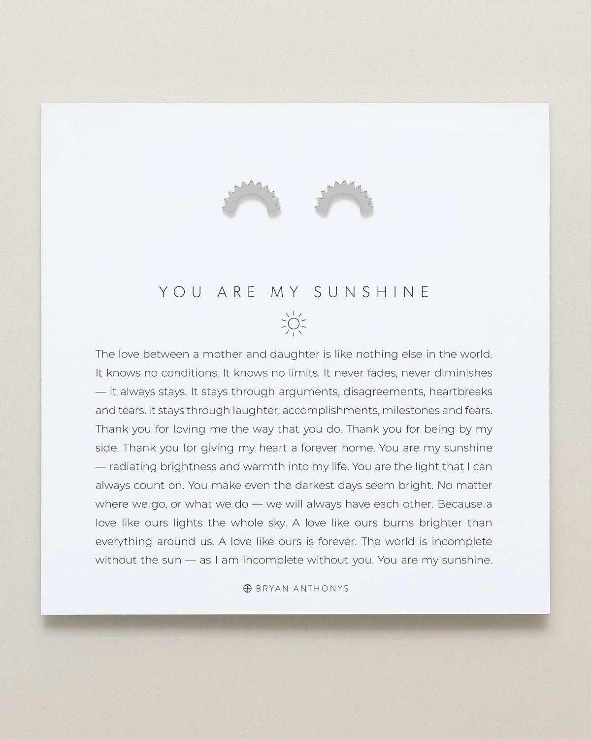 You Are My Sunshine Earrings