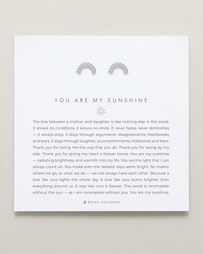 You Are My Sunshine Earrings
