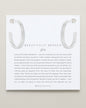 Beautifully Broken Baguette Maxi Hoop Earrings