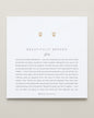 Beautifully Broken Baguette Stud Earrings