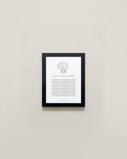 Be Your Own Kind Of Beautiful Illustration with Meaning 5x7 Framed Print