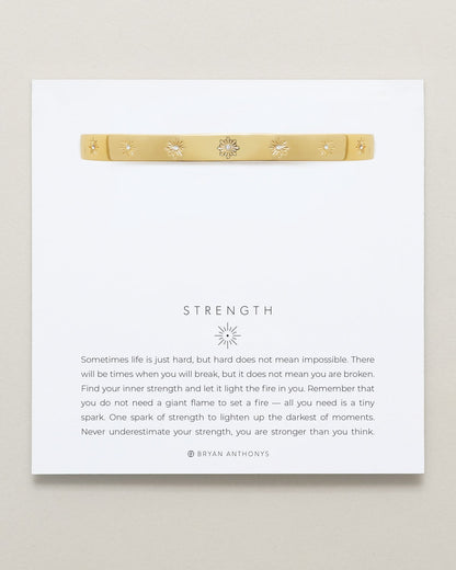 Strength Hinged Bracelet