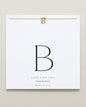 Just For You Initial Necklace — B