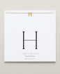 Just For You Initial Necklace — H