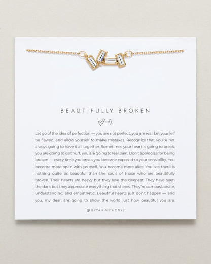 Beautifully Broken & Grit Layered Necklace Set