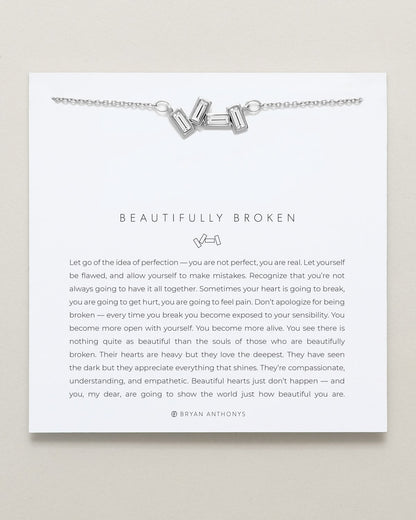 Beautifully Broken & Grit Layered Necklace Set