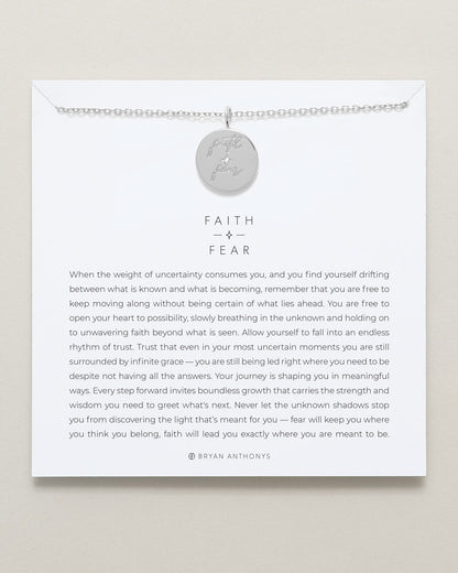 Faith Over Fear Necklace
