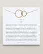 Family Interlocking Circles Necklace