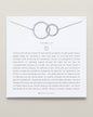 Family Interlocking Circles Necklace