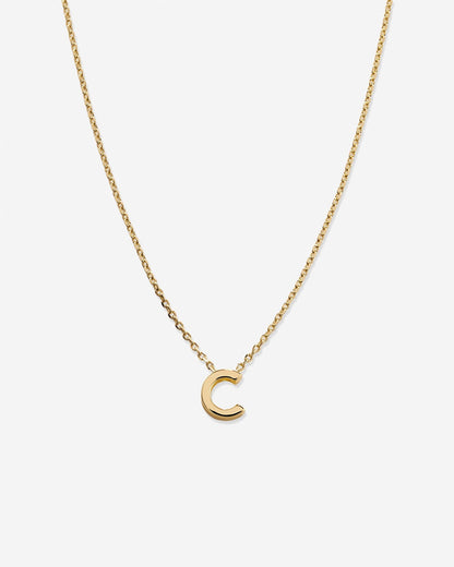 Just For You Initial Necklace — C