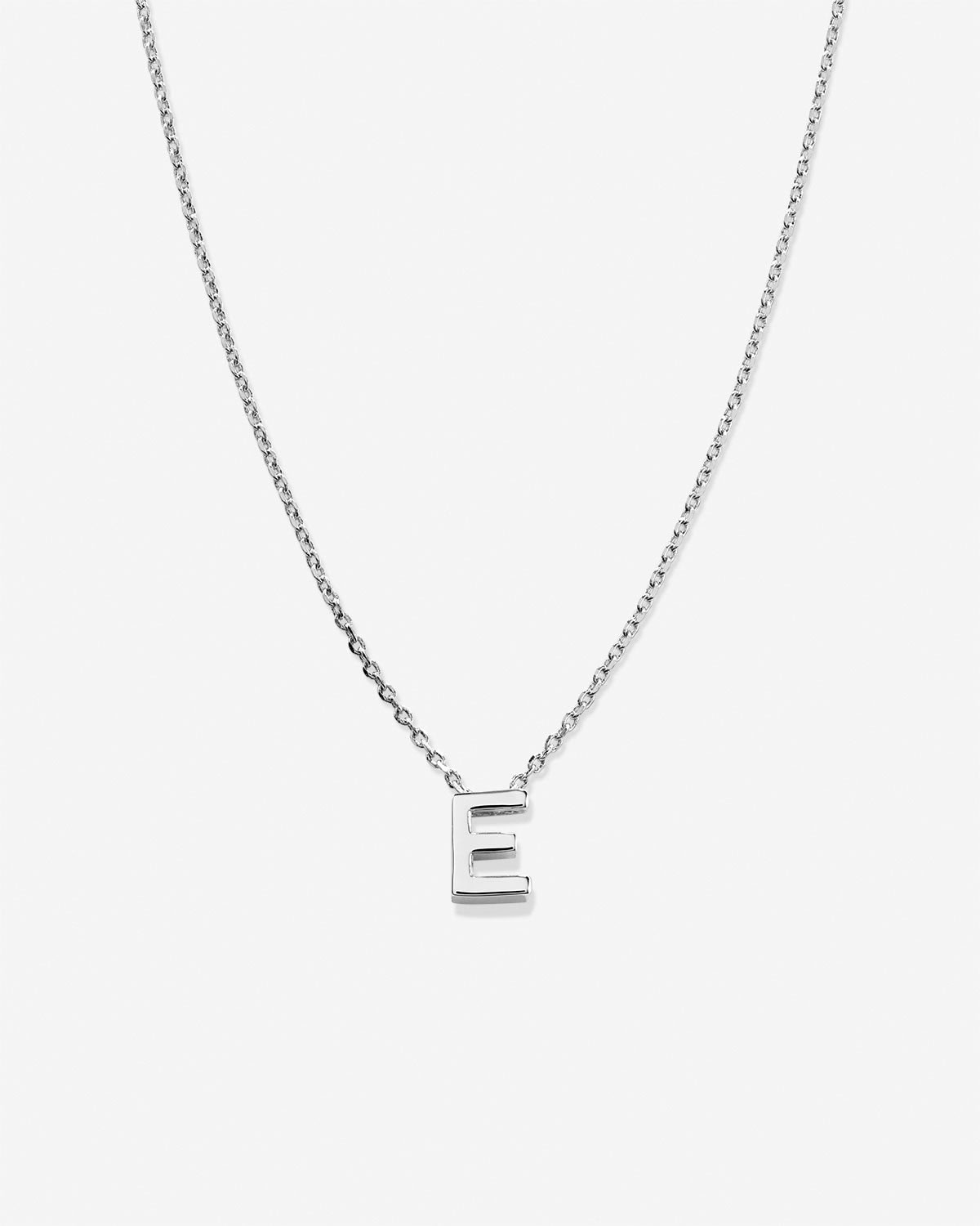 Just For You Initial Necklace — E