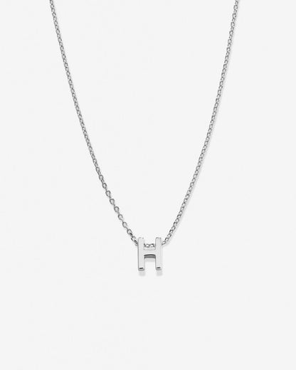 Just For You Initial Necklace — H