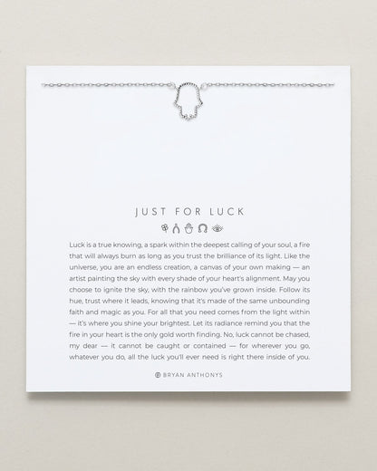 Just For Luck Hamsa Necklace