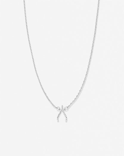 Just For Luck Wishbone Necklace