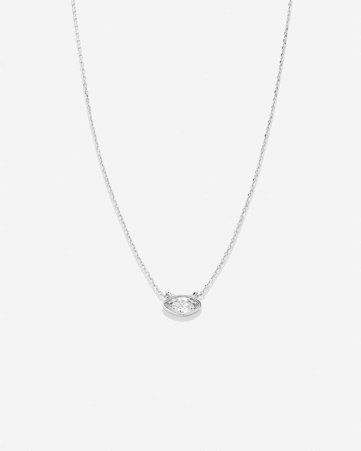 Radiance Marquise Solitaire Necklace
