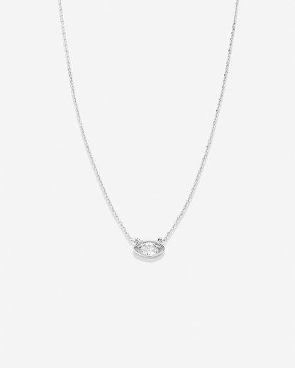 Radiance Marquise Solitaire Necklace