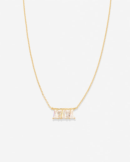 Mom Baguette Dainty Necklace