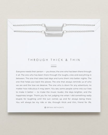 Through Thick & Thin Necklace Set
