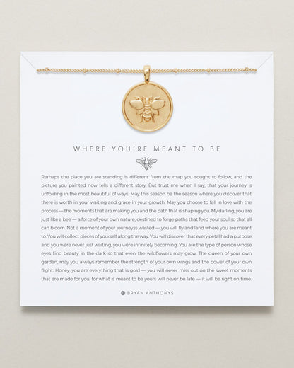 Where You're Meant to Be Necklace