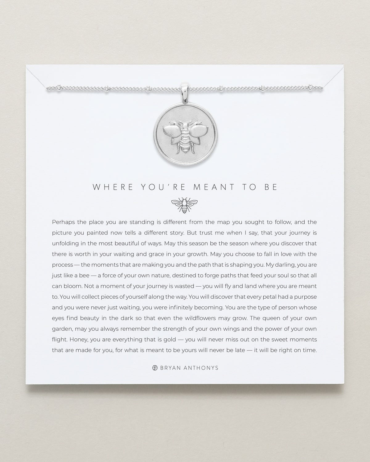 Where You're Meant to Be Necklace