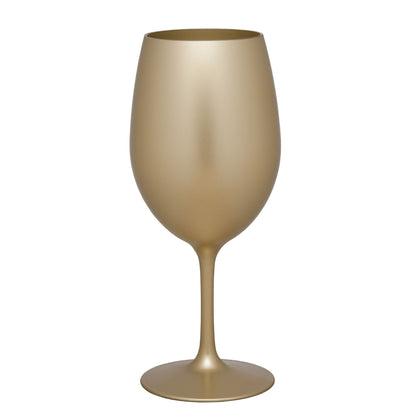 Leadingware Tritan Hammer Plastic Wine Glasses (Set of 4)