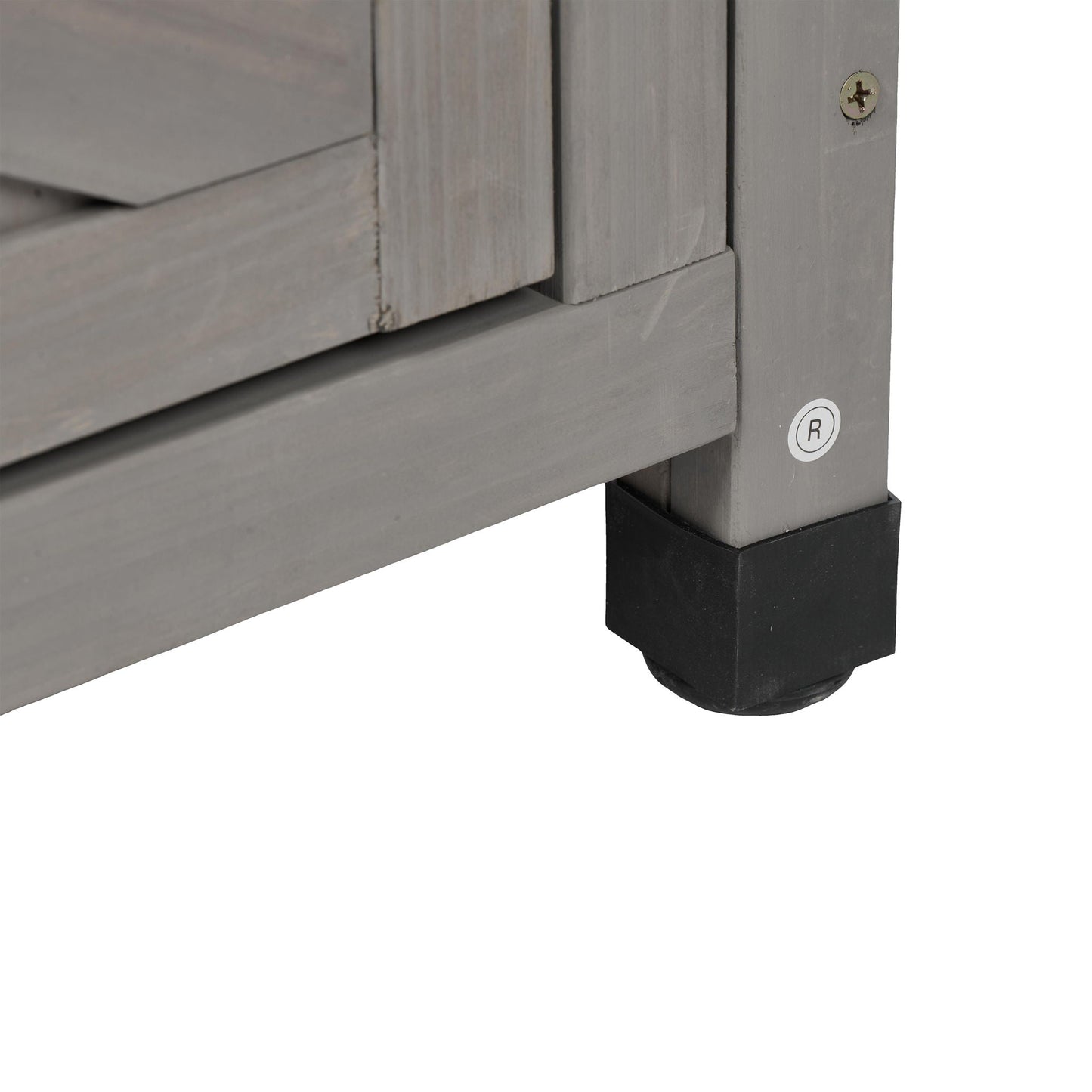 Patio Bar Table Set With Storage