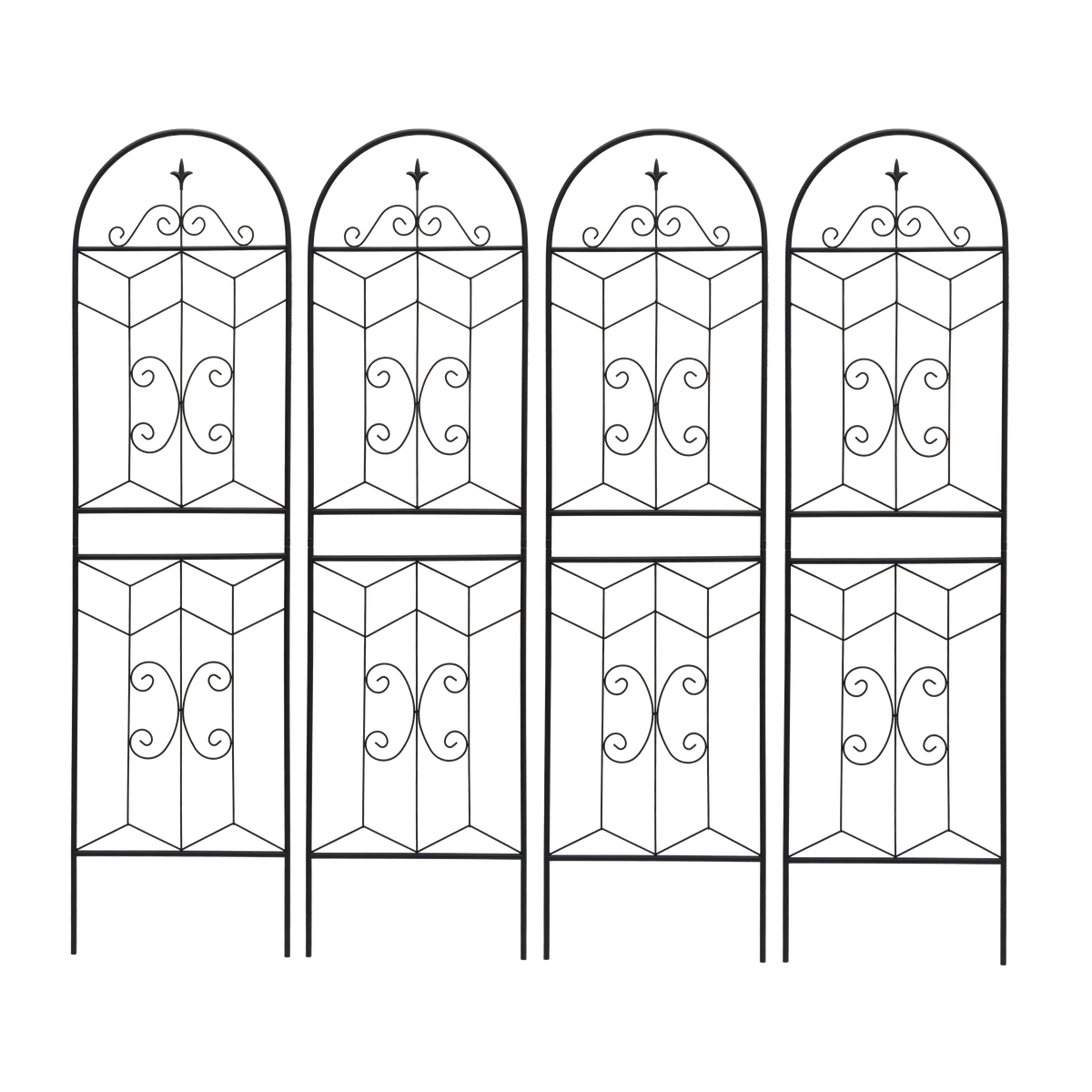 4 Pack Metal Garden Trellis