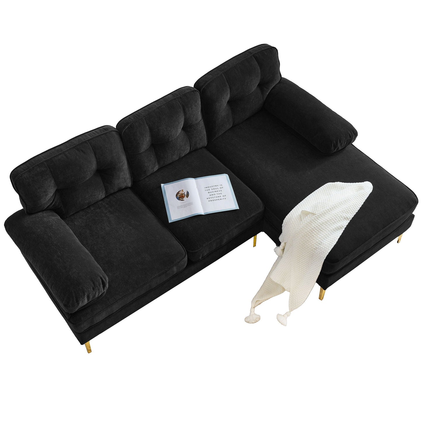 Modern L Shaped Sectional Sofa For Living Room