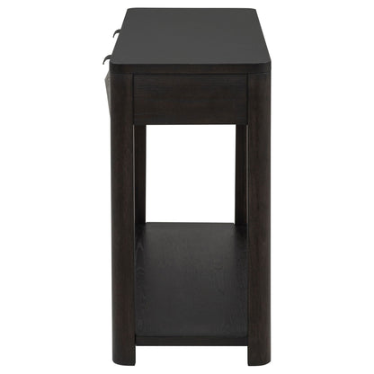 Marcelo Sofa Console Table with 2 Drawers and Shelf Coffee