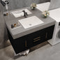 39.4 Inches Single Contemporary Floating Bathroom Vanity