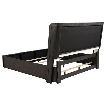 Leandro 4-piece California King Bedroom Set Burnished Black
