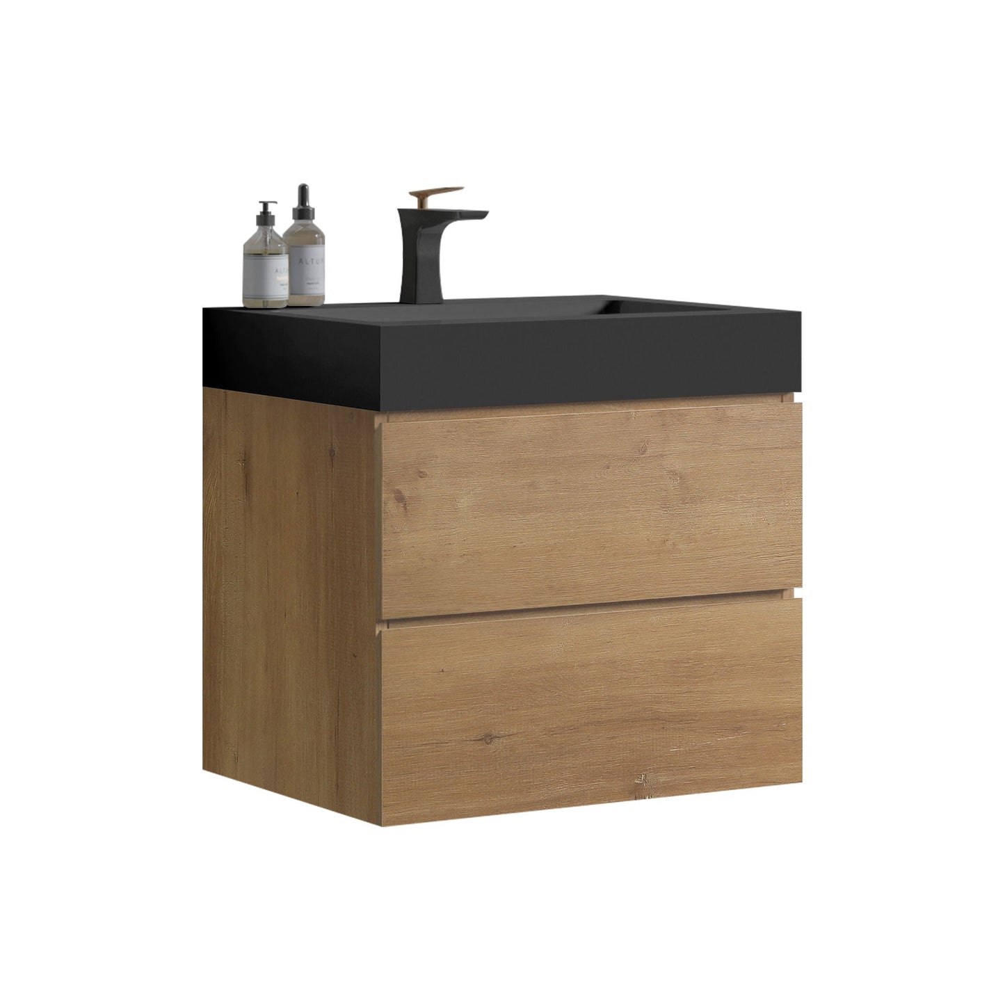Alice Natural Oak Bathroom Vanity With Sink