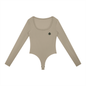 Loki & Ivy Women's Tight Long Sleeve Yoga Bodysuit