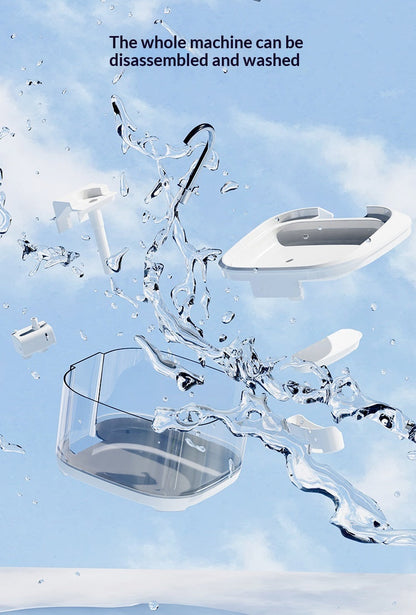 Large Capacity Fully Transparent Automatic Circulating Filtered Pet Water Fountain