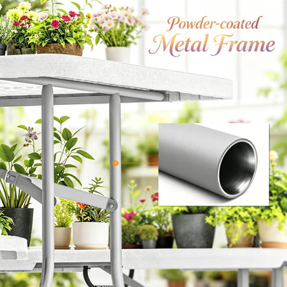 Foldable Picnic Table and Chairs, Portable Camping Table and Chairs, Outdoor Camping Furniture Set
