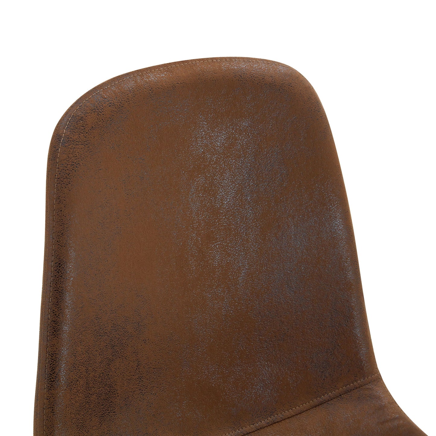 (Set of 4) Backrest AndTransfer Legs Chairs Adding A Touch Of Elegance To Minimalist And Scandinavian Style Homes - Walnut