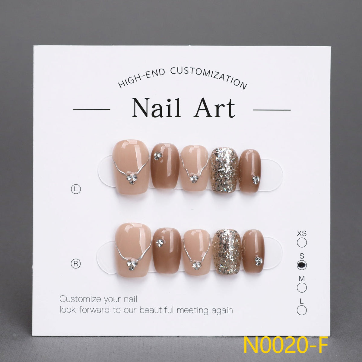 White Nail Wear Nail Art Reusable Press on Nails False Nails
