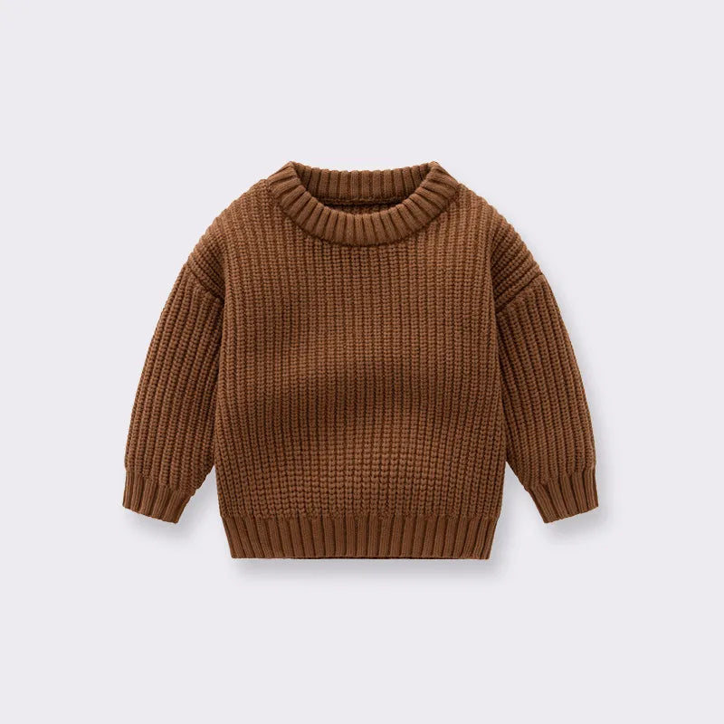 Baby Boys/Girls Children Autumn And Winter Loose Knitted Coat Sweater - # BOAA111010001