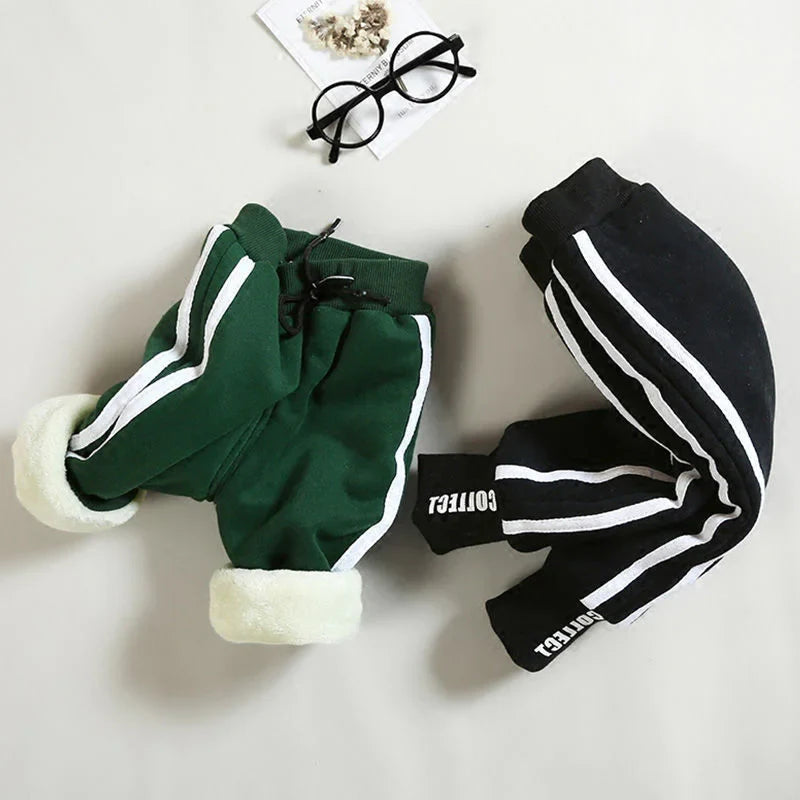 Baby Winter Velvet Pants - Warm & Cozy - # BOAA11410004