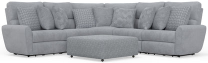 Majesty - Deep Seating Power Reclining Sectional And Ottoman