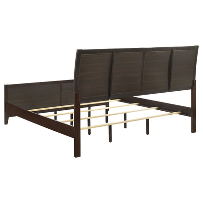 Carlton 4-piece Eastern King Bedroom Set Cappuccino